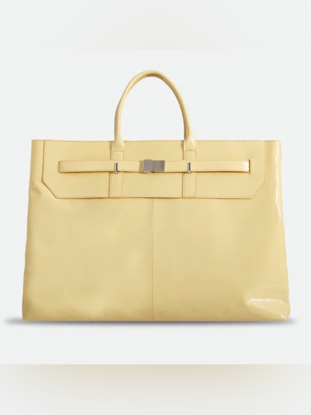 Amy Shehab Giant Butter Yellow Bag